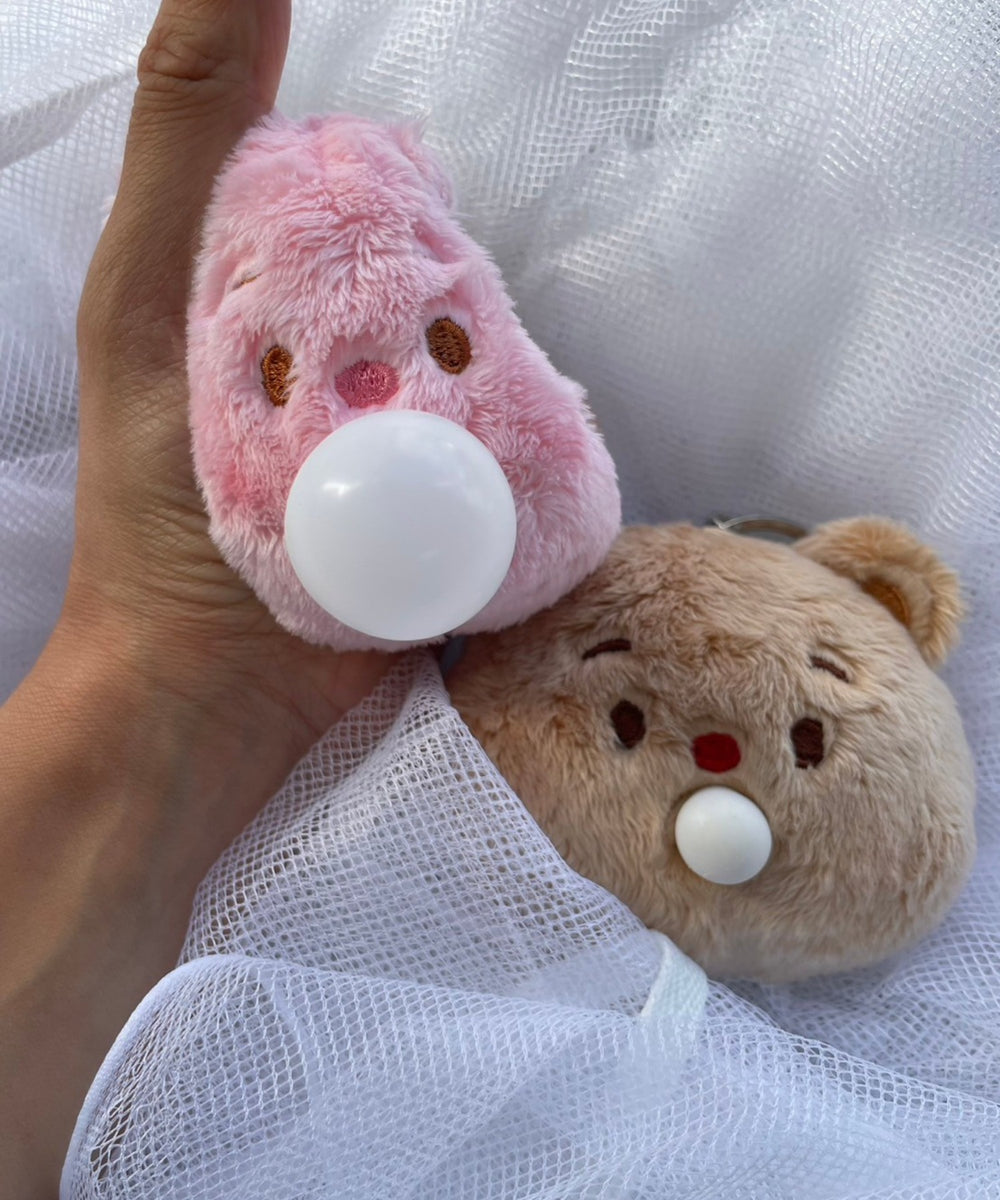 ぷくぷくベアぬいぐるみキーホルダー