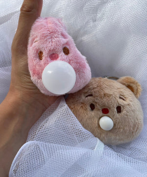 ぷくぷくベアぬいぐるみキーホルダー