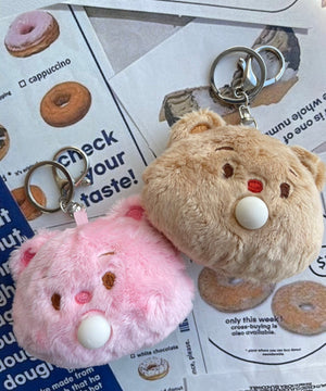 ぷくぷくベアぬいぐるみキーホルダー
