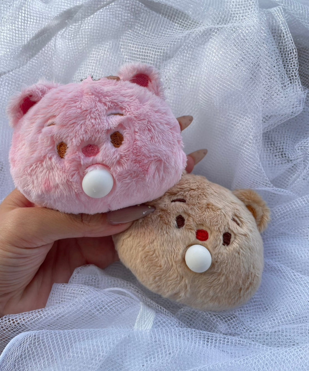 ぷくぷくベアぬいぐるみキーホルダー
