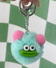 ミニくまくまモンスターぬいぐるみキーホルダー/グリーンソノタ