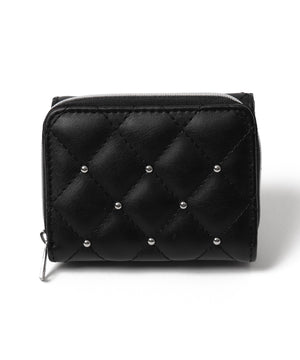 スタッズキルティングウォレット