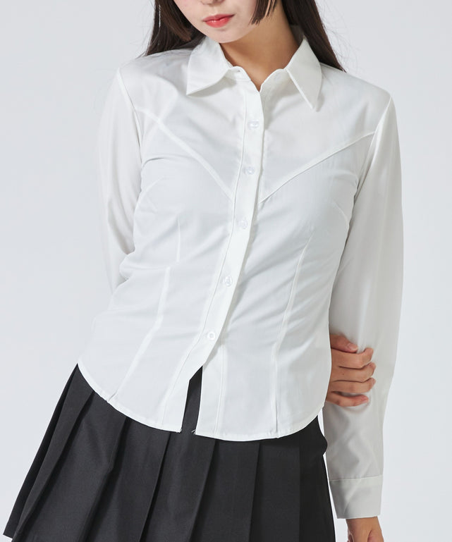 ホワイト モデル:160cm M着用