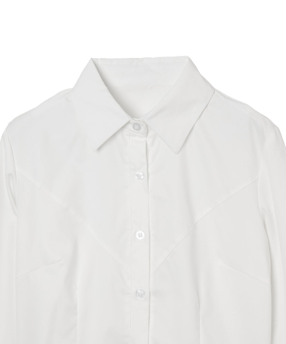 スクールプリンセスシームフィットシャツ