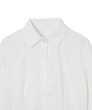 スクールプリンセスシームフィットシャツ