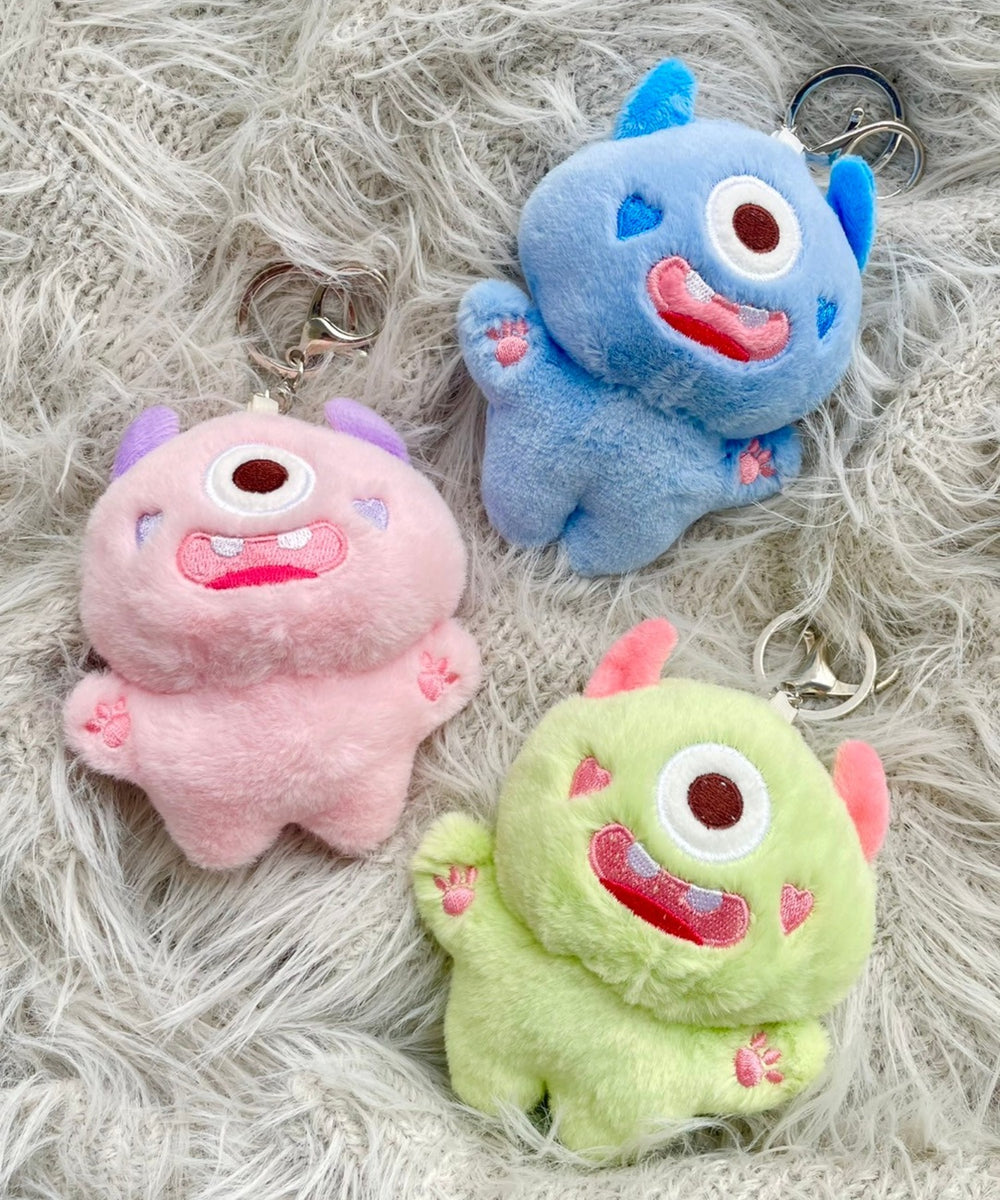 ハッピーモンスターぬいぐるみキーホルダー