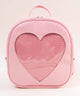 ハートウィンドウ痛リュック/Lピンク