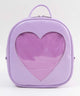 ハートウィンドウ痛リュック/Lパープル
