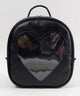 ハートウィンドウ痛リュック/ブラック