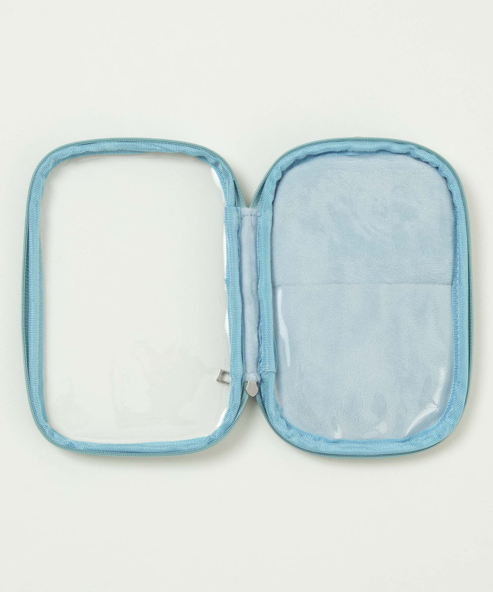 パールキルティングアクリルスタンドポーチ