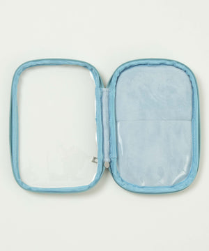 パールキルティングアクリルスタンドポーチ