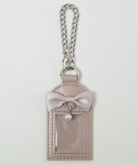 パールリボンIDフォトケースキーホルダー