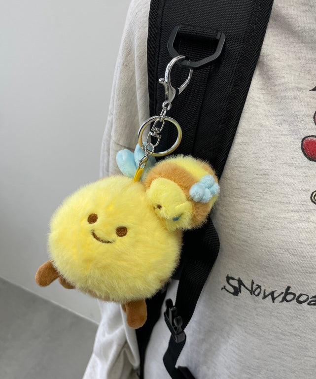 にこにこみつばちぬいぐるみキーホルダー【一部店舗限定】｜WEGO