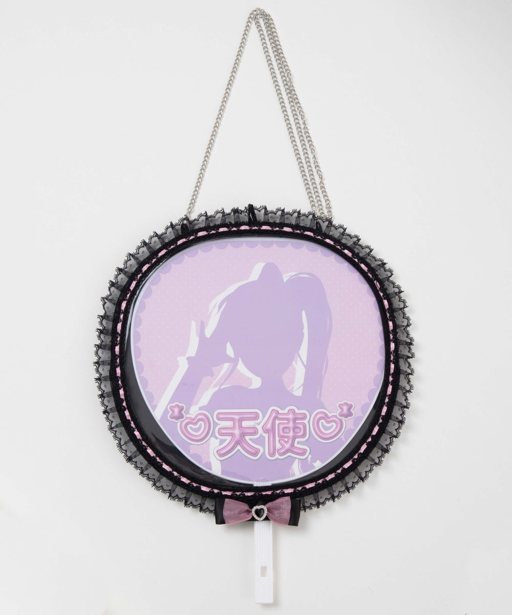 シアーレースフリルうちわケース