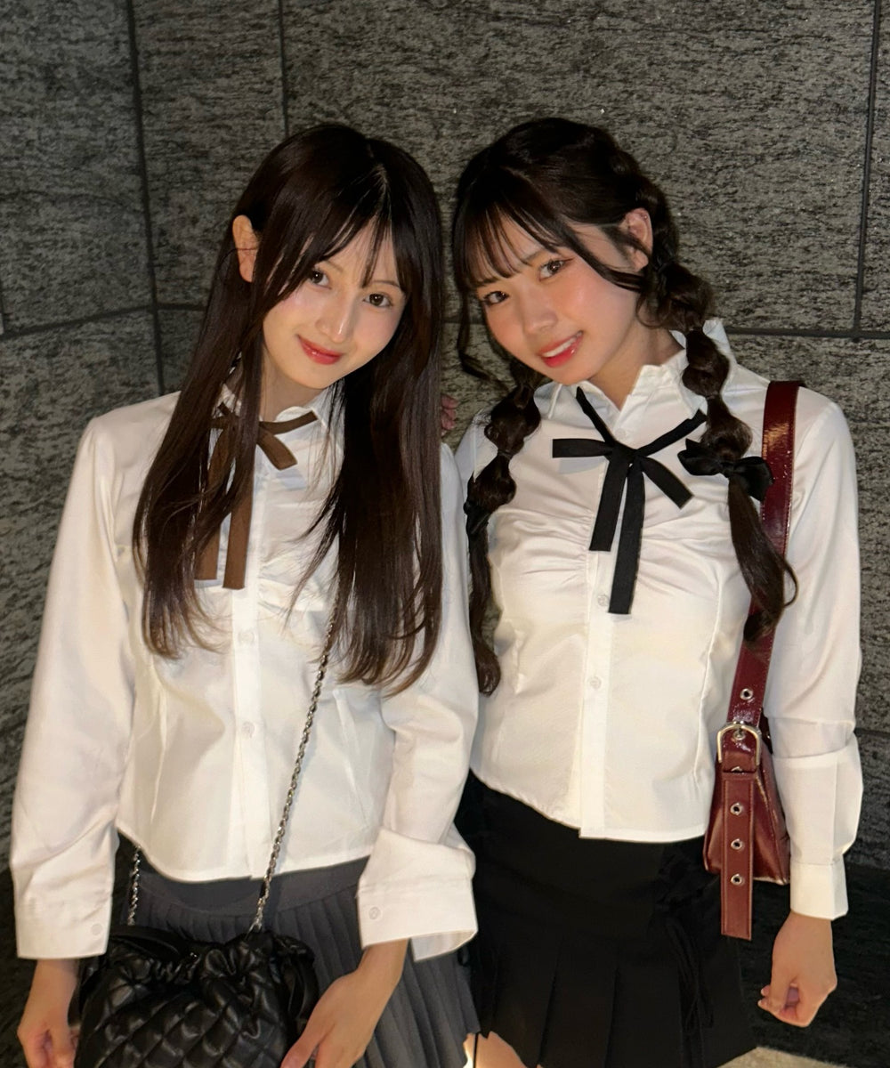 細スクールリボン