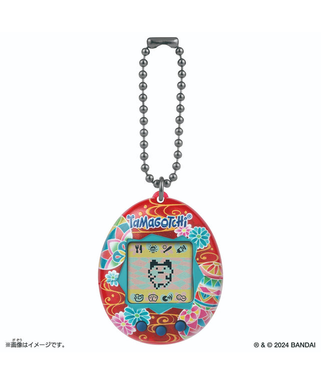 Original Tamagotchi 手まりに流水 inspired by 加賀友禅/柄1