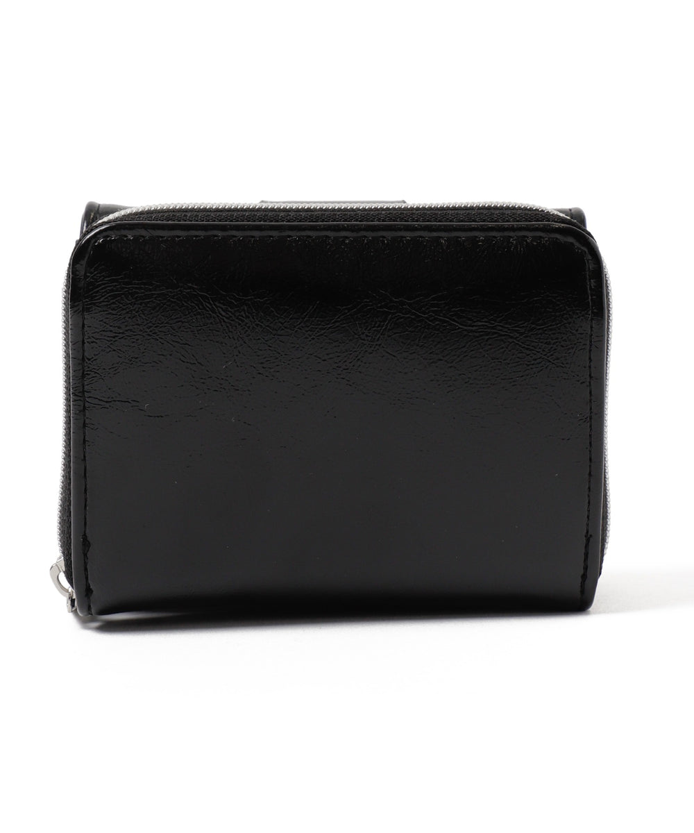 ハトメベルトフラップウォレット