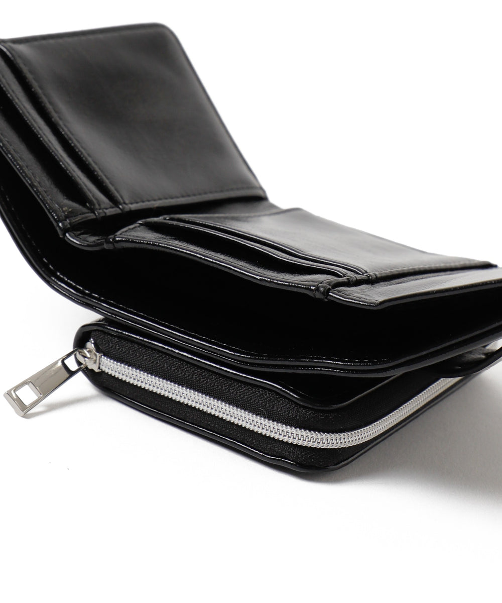 ハトメベルトフラップウォレット