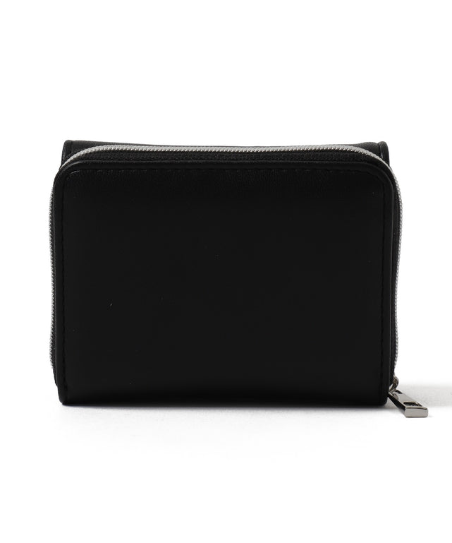 メタルリボンレターフラップウォレット