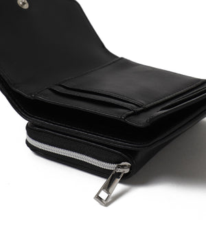 メタルリボンレターフラップウォレット