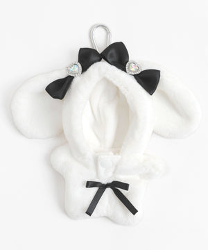 【柄1】ウサギ（ホワイト×ブラック）