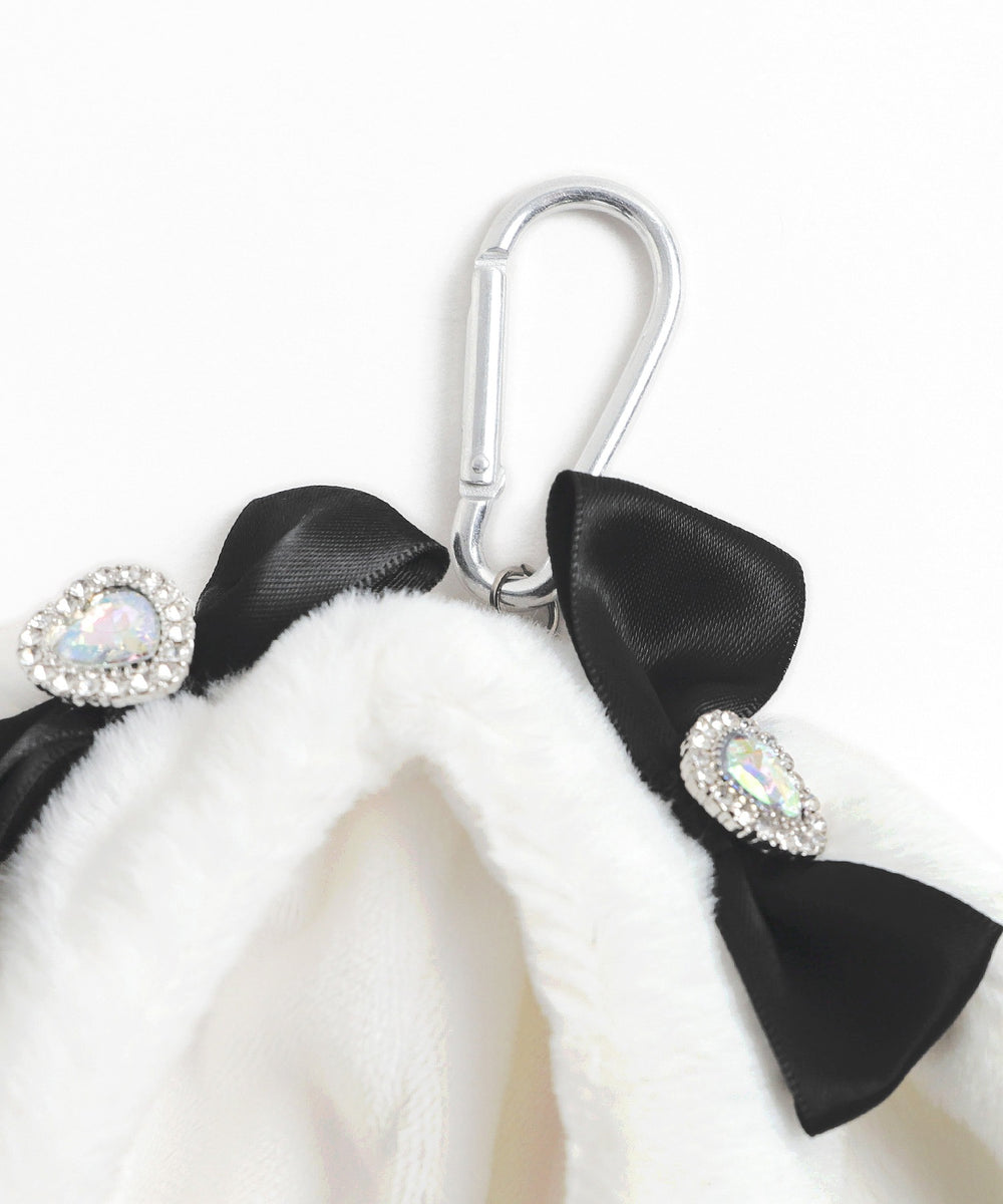 【柄1】ウサギ（ホワイト×ブラック）