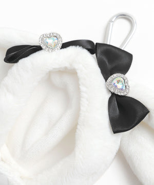 【柄1】ウサギ（ホワイト×ブラック）