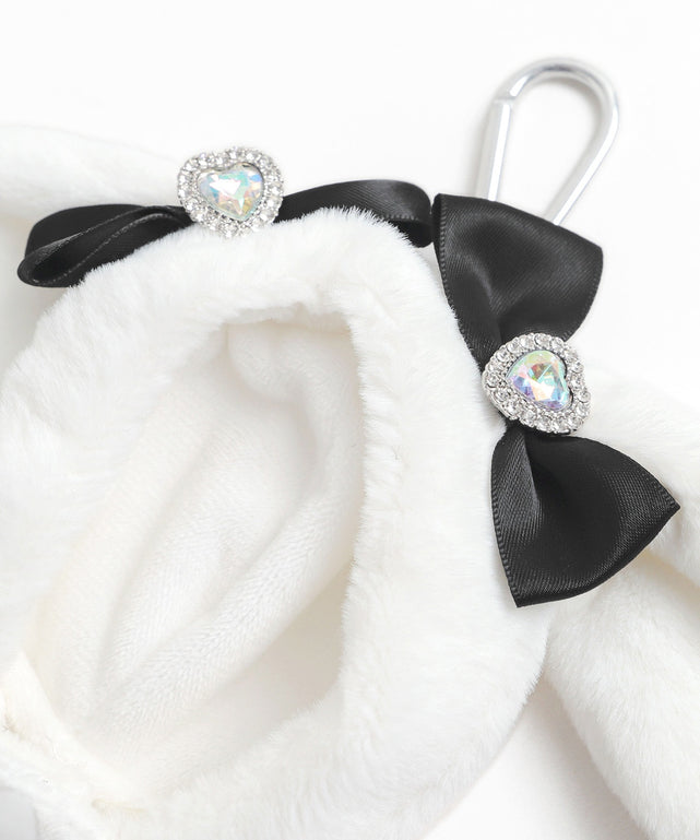 【柄1】ウサギ（ホワイト×ブラック）