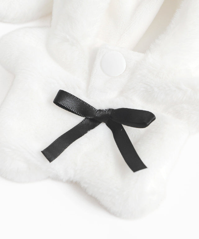 【柄1】ウサギ（ホワイト×ブラック）