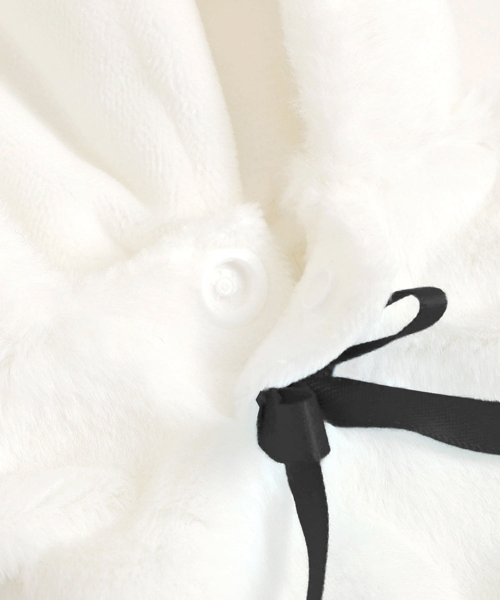 【柄1】ウサギ（ホワイト×ブラック）