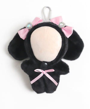 【柄2】ウサギ（ブラック×ピンク）