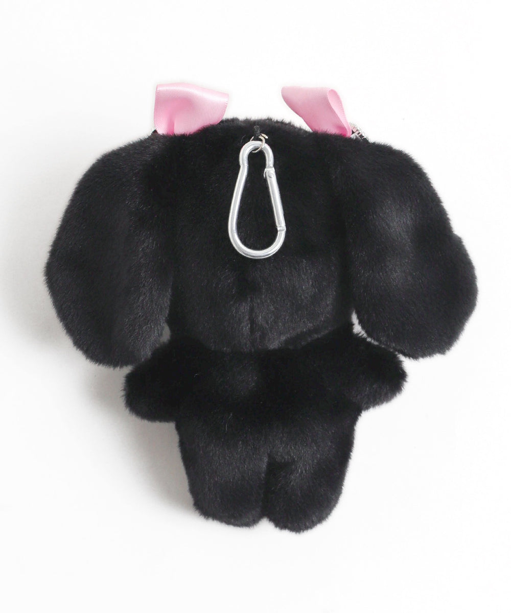 【柄2】ウサギ（ブラック×ピンク）