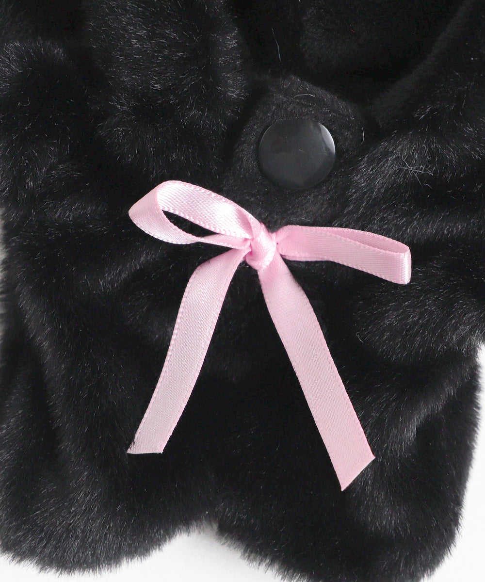 【柄2】ウサギ（ブラック×ピンク）