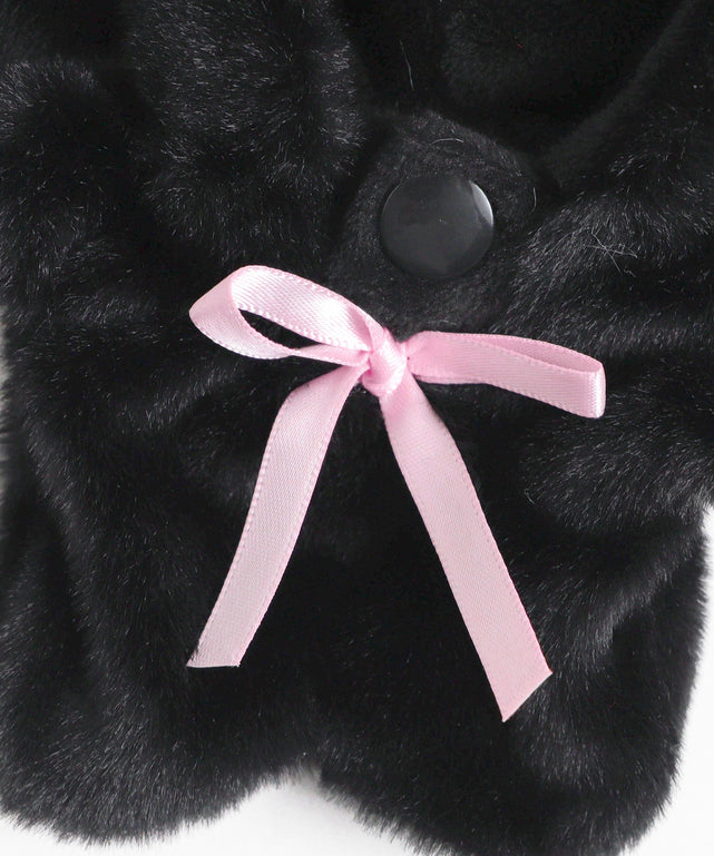 【柄2】ウサギ（ブラック×ピンク）