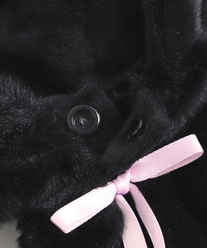 【柄2】ウサギ（ブラック×ピンク）