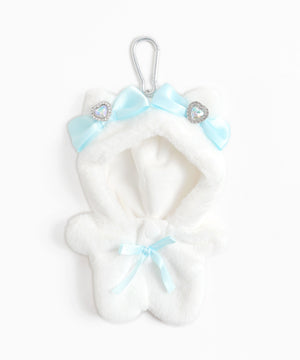 【柄3】ネコ（ホワイト×サックス）