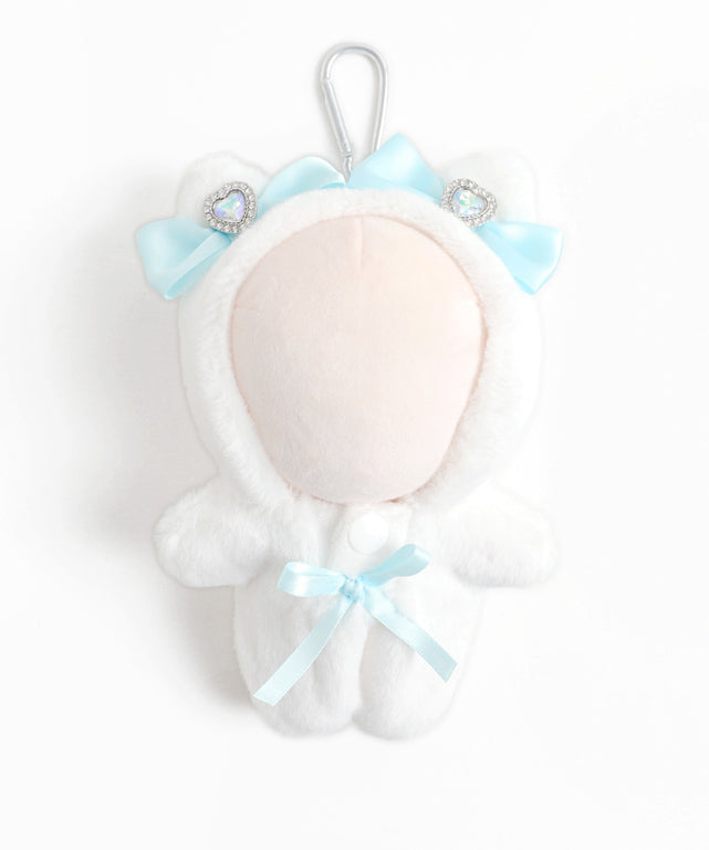 【柄3】ネコ（ホワイト×サックス）