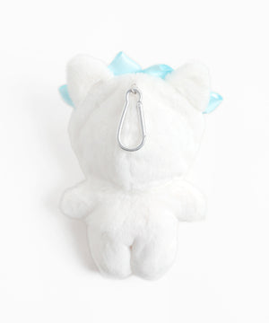 【柄3】ネコ（ホワイト×サックス）