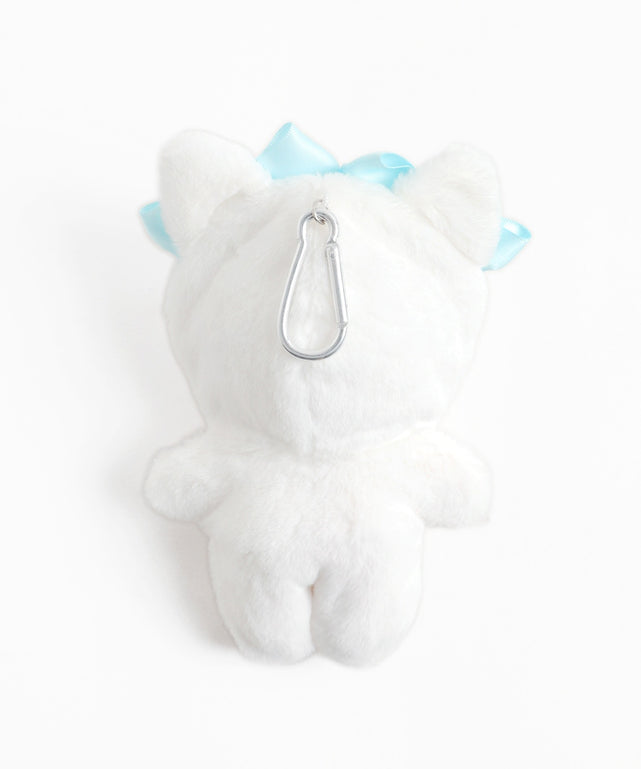 【柄3】ネコ（ホワイト×サックス）