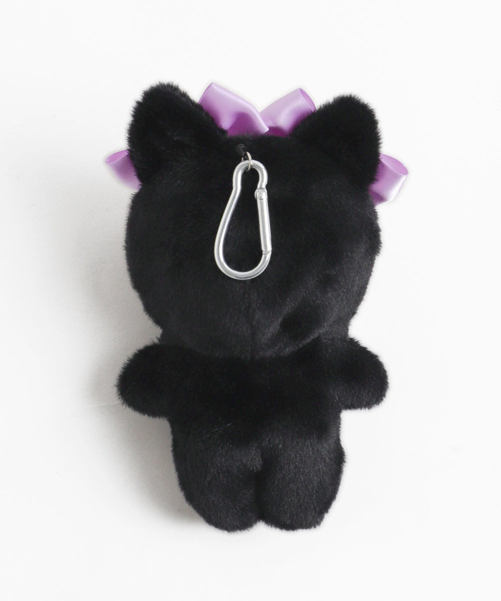 【柄4】ネコ（ブラック×Lパープル）