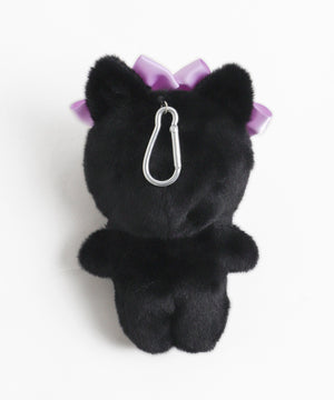 【柄4】ネコ（ブラック×Lパープル）