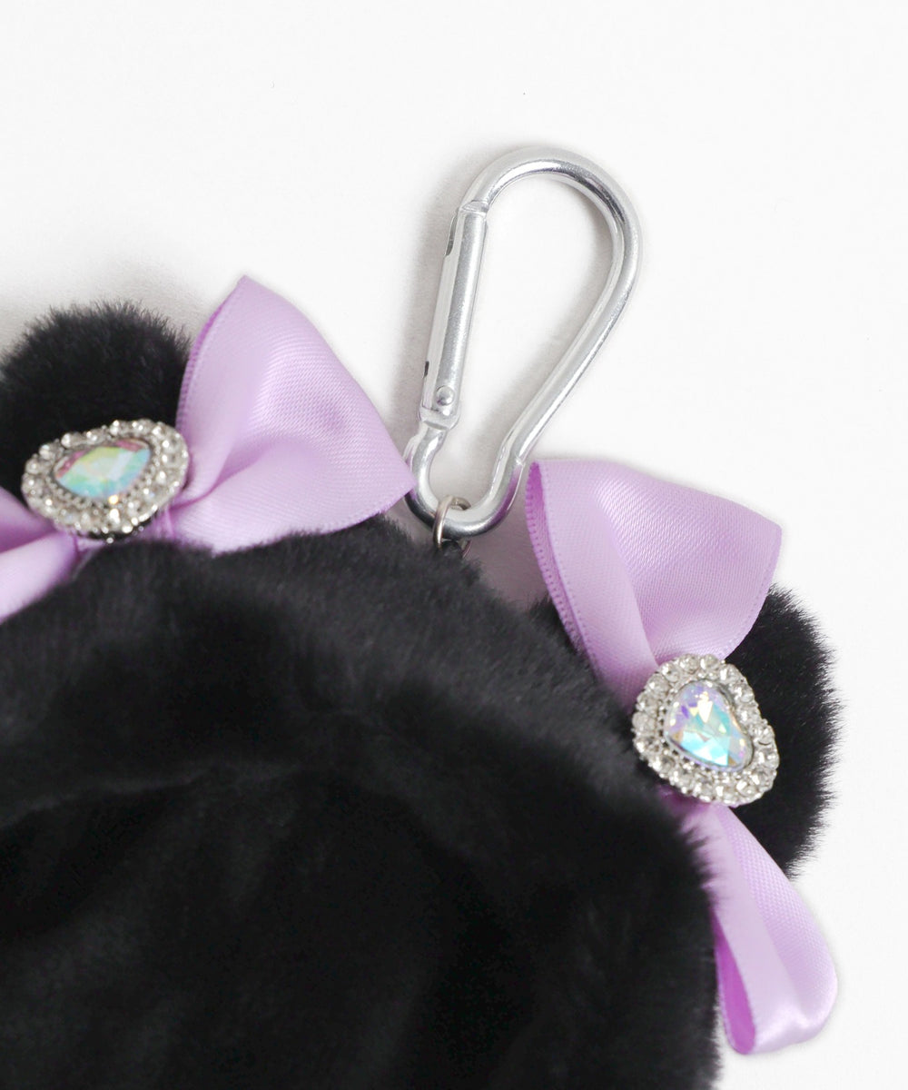 【柄4】ネコ（ブラック×Lパープル）