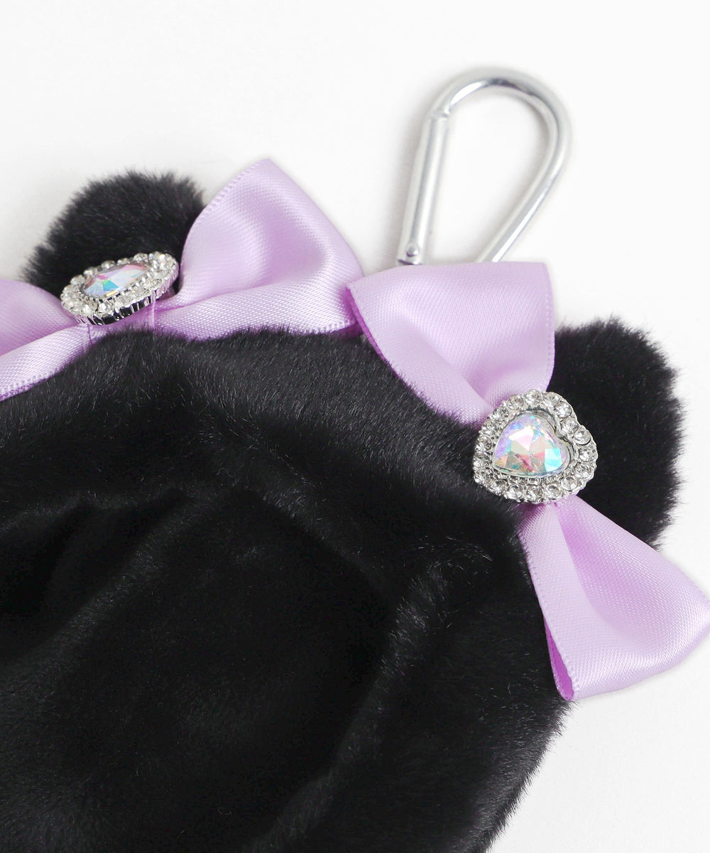 【柄4】ネコ（ブラック×Lパープル）