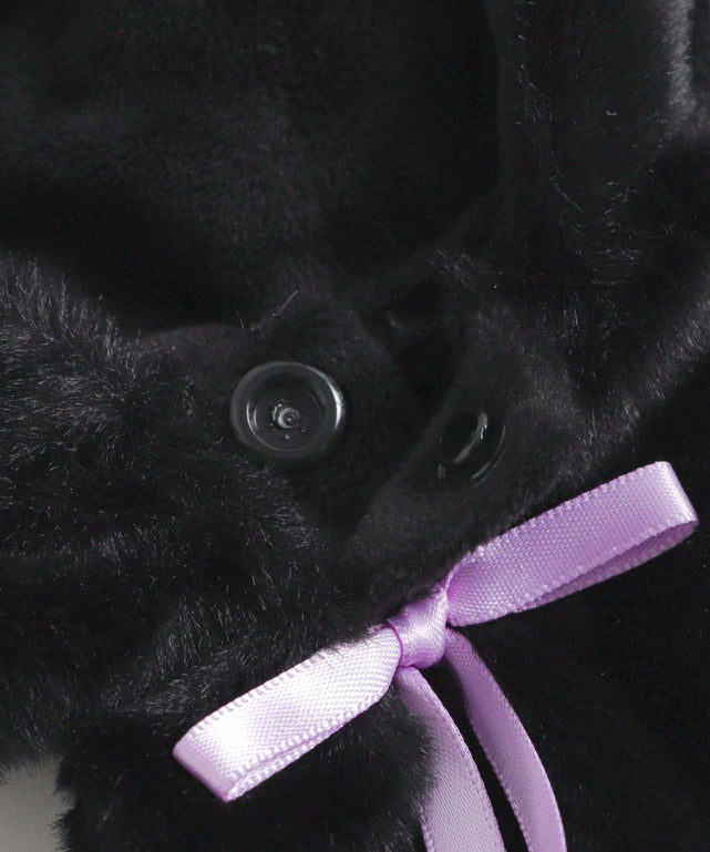 【柄4】ネコ（ブラック×Lパープル）