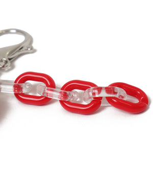 ツイードビッグハートキーホルダー