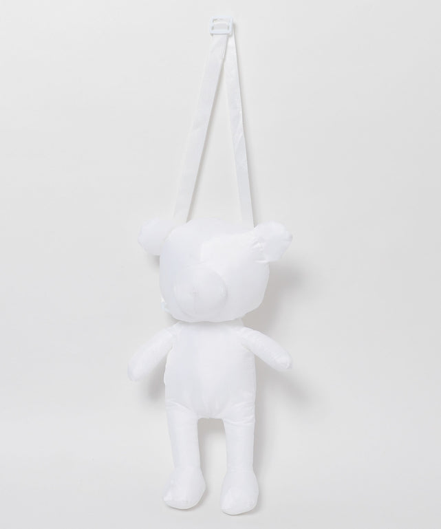 モノクロベアぬいぐるみショルダー/ホワイト