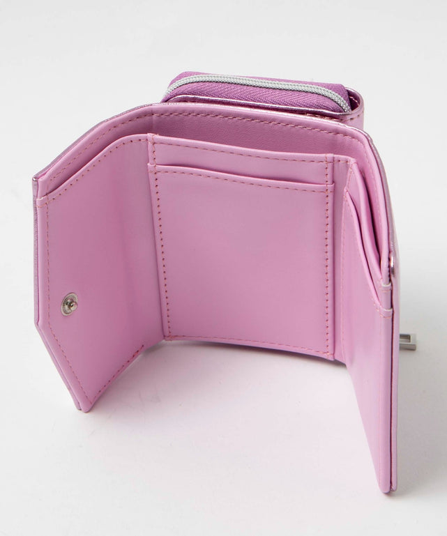 メタリックプレートウォレット