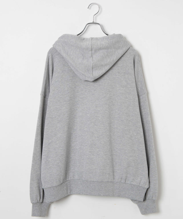 【スクール】ルーズフィットプルパーカー