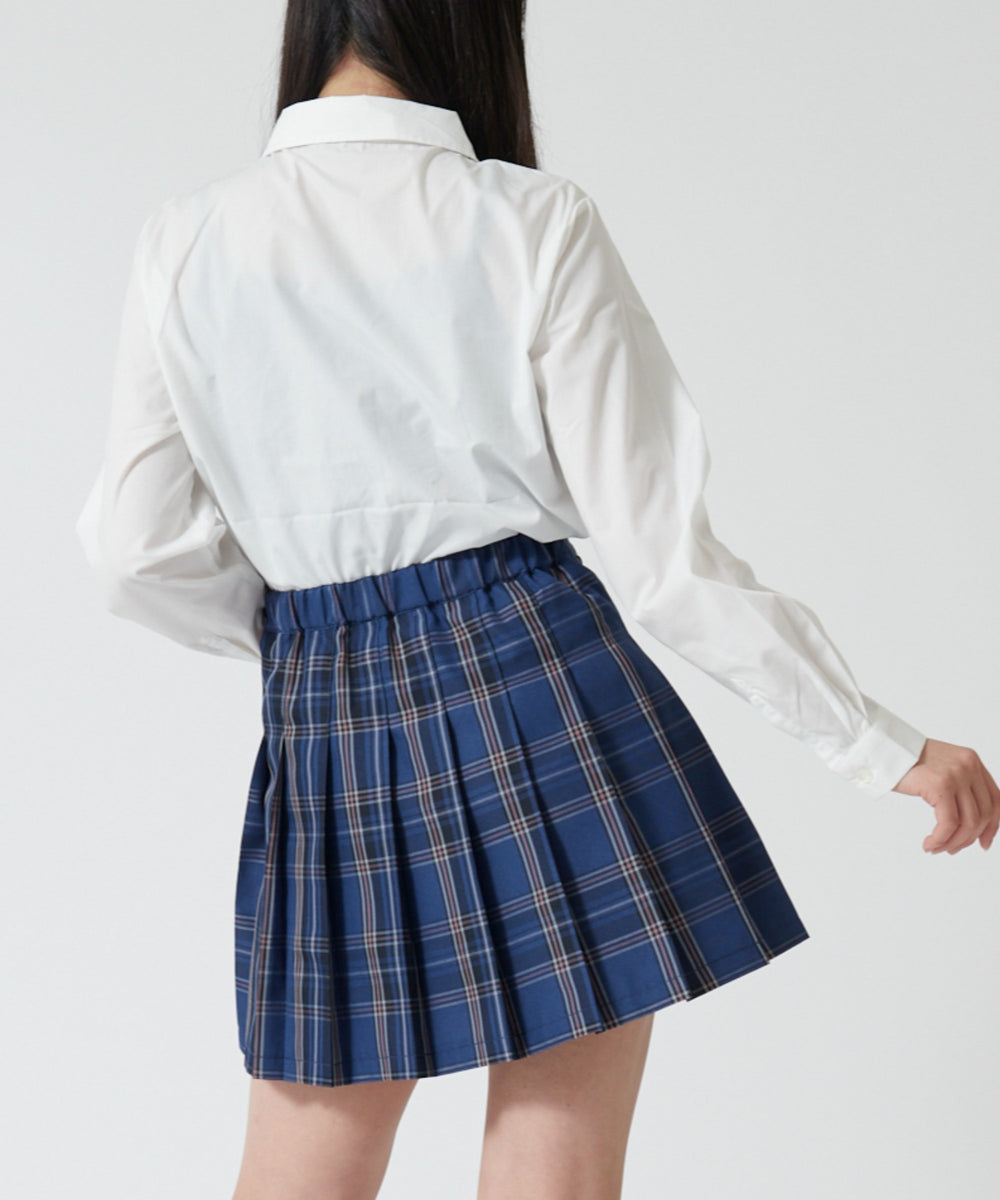 ブルーチェック2 モデル:160cl M着用