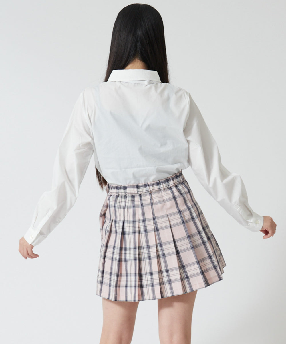 レッドチェック1 モデル:160cm M着用